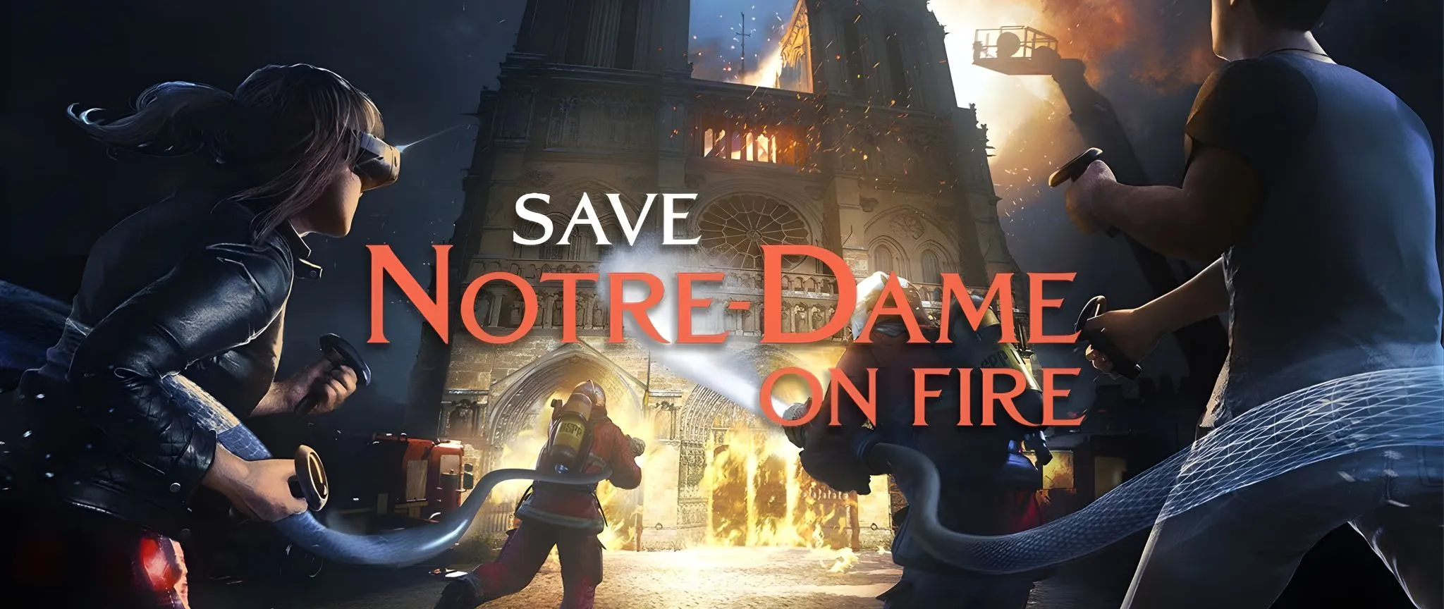 Notre-Dame on fire Escape Room VR
